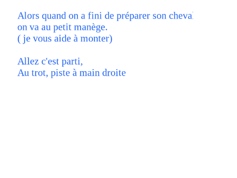 Cours d'équitation - de galop 3 n°1