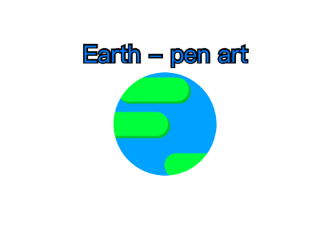 Earth  - pen art!