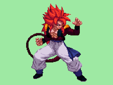 EB SSJ4 Gogeta Stance.Gif