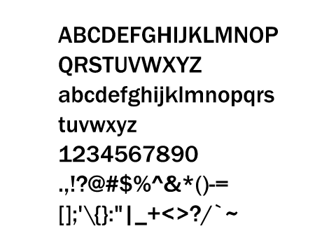 Font.
