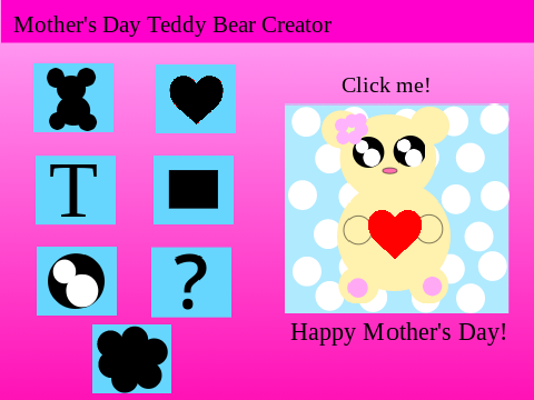Mother's Day Teddy Bear Creator