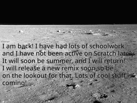 I'm back!
