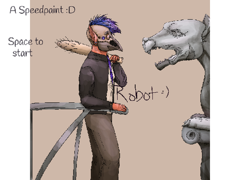 Speedpaint thingy! Weirdly futuristic-ish gal 