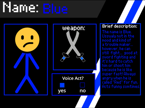 Blue's Sign Up