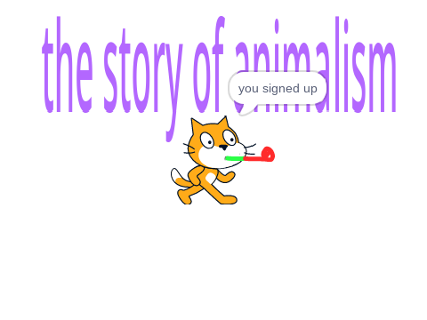 story of animalism sign up