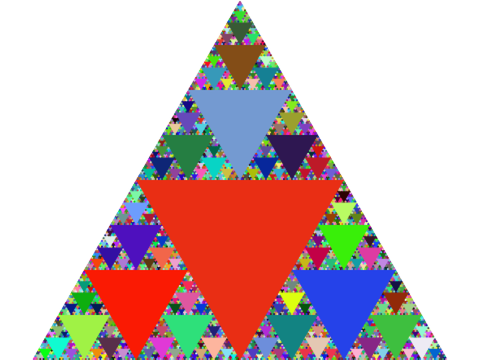 Sierpinski triangle thingy