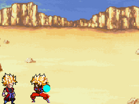 Kame vs SSJ2 Xeno Goku Part 1 remix