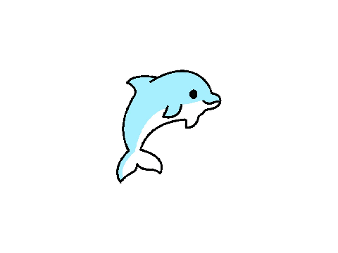 @coffeeberrii Art Contest Drawing (Dolphin)