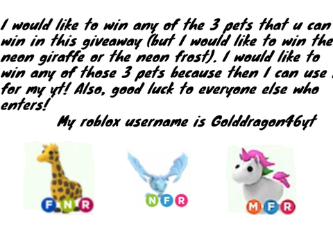 ADOPT ME GIVEAWAY remix