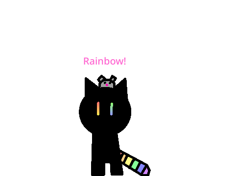 Cat DTA Rainbow!