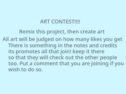 ART CONTEST YAY!!!!