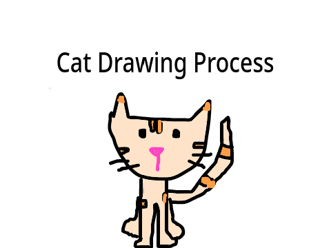 Cat Drawing Process