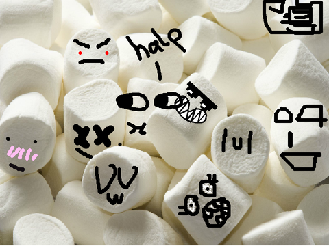 add yourself as a marshmallow!