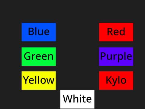 Buttons (just buttons that have no code. ok they brodcast messages but they do nothing)
