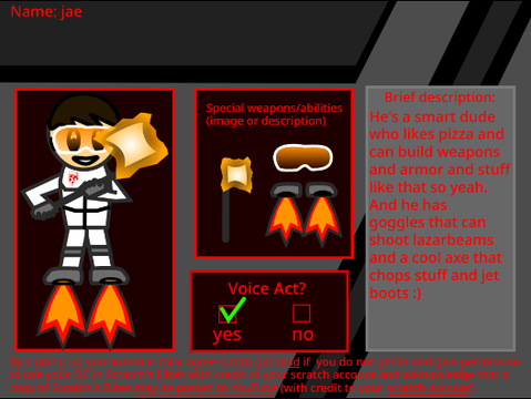 My Scratch Elite OC!