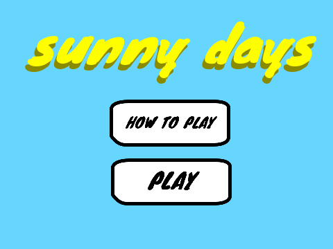 Sunny days a platformer
