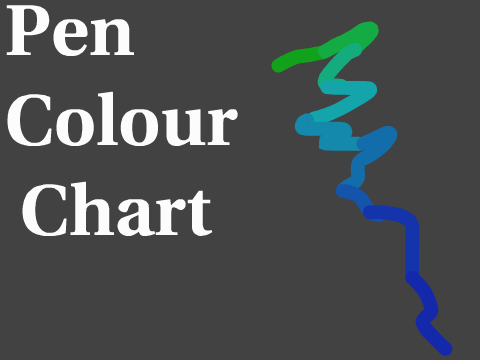 Pen Colour Chart