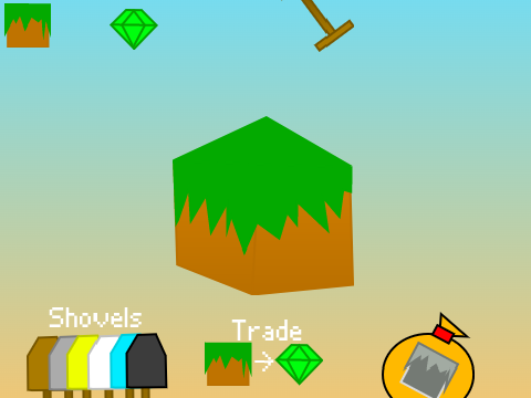 Mining Clicker (ALPHA 0.03) Minecraft Themed