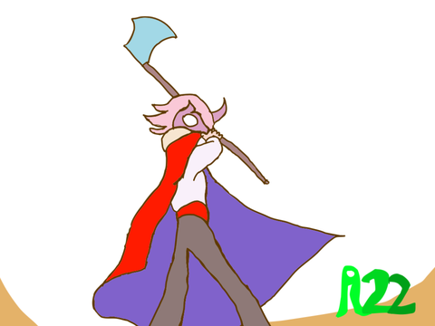 Technoblade Scratch Vector Art
