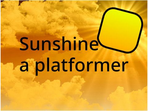Sunshine a platformer