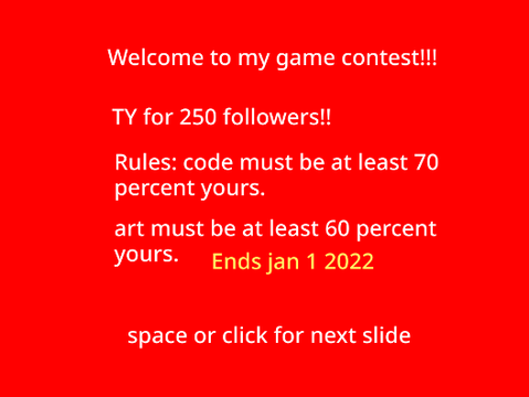 Game contest (open)