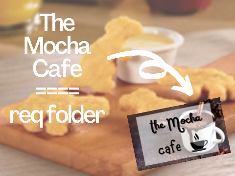 Lilly's "The Mocha Cafe" req folder