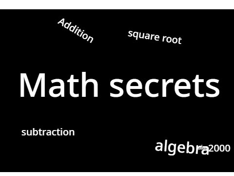 Math secrets