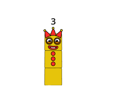 Numberblocks 1/4-3