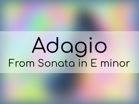 Adagio Cello Cover