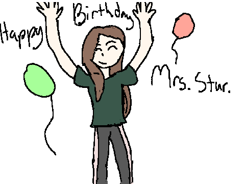 Happy b-day to my teacher!