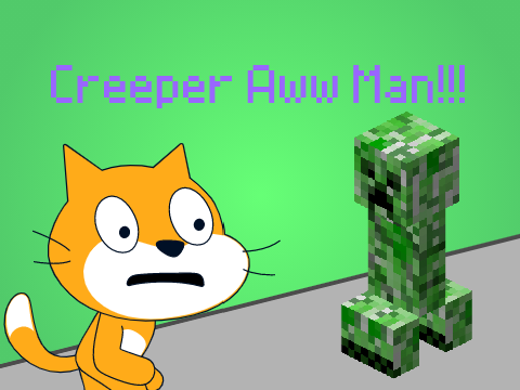 Creeper Aww Man || #animations #stories #music #art 