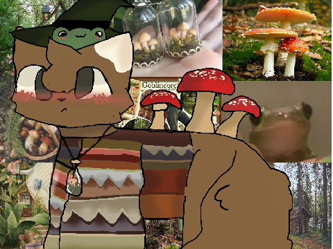 mossy sona :)  goblincore