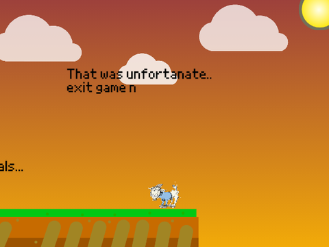  goat return to the Farm   Scrolling Platformer 