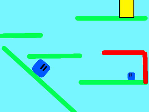 Cube Platformer. Platformer Game