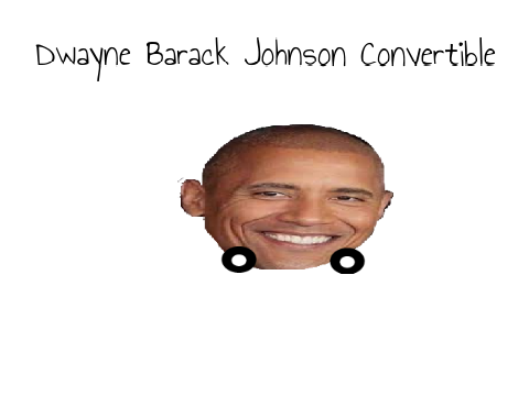 Dwayne Barack Johnson convertible