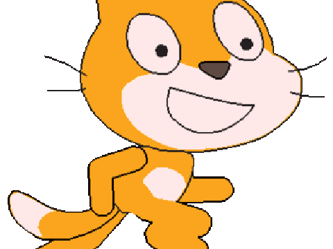 Scratch Cat is uh, sorta dancing 