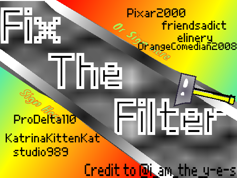 Fix The Filter petition