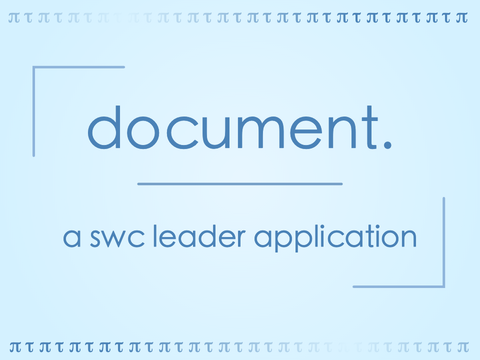 〘 a document! | swc july 2021 leader application 〙