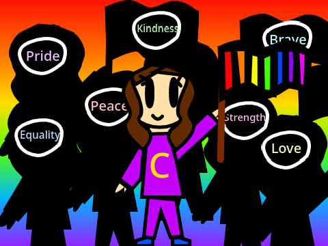LGBTQ+ Virtual scratch pride parade || My Entry