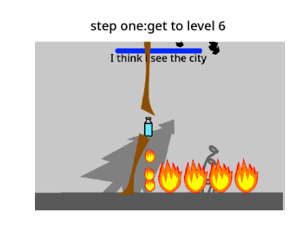 hwo to get past level 6  on water a platformer
