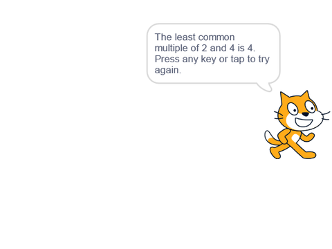 Least Common Multiple Calculator (2 Numbers)