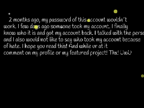 ✨I got my account back!✨