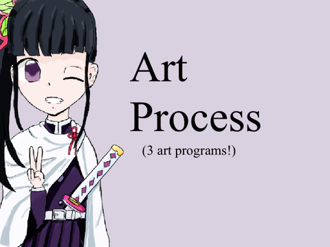 ▸ art process (3 art programs!!)