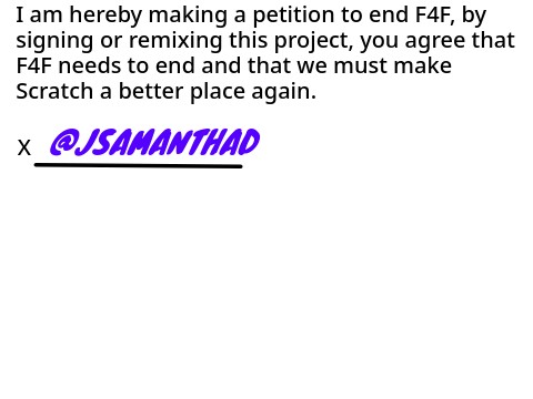 Petition to end F4F remix