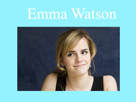 I LOVE EMMA WATSON