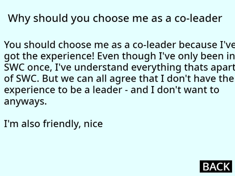 Tourist spots: SWC July 2021 Co-Leader Application
