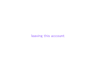 ╰ ✦ leaving