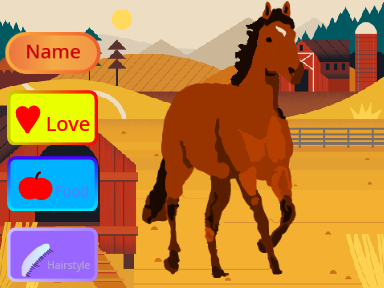 Horse game:interactive game