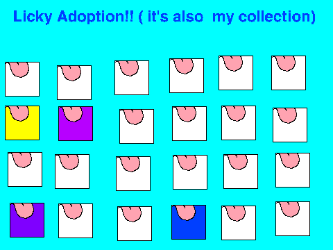add your self a  licky 