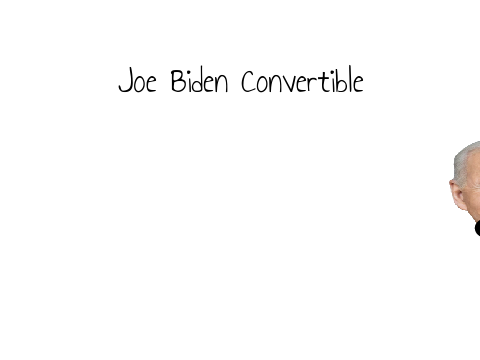 Joe Biden convertible